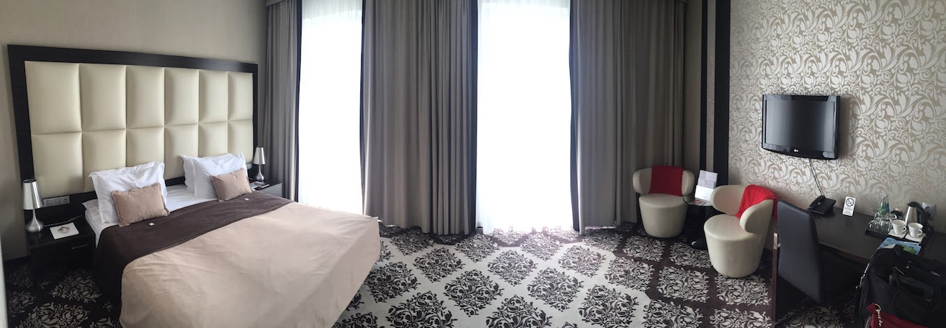 Our hotelroom in Kraków